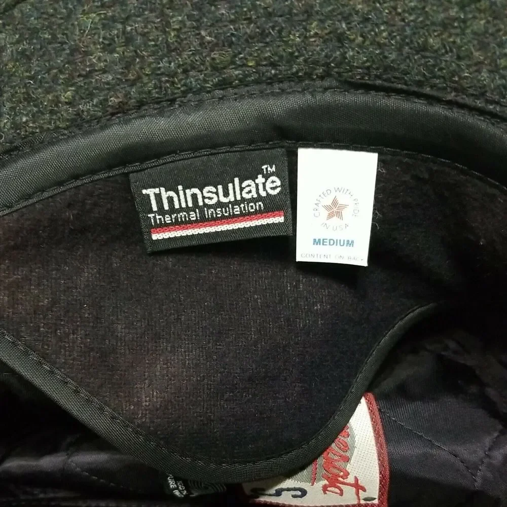 Vintage‎ Minnesota Hats Thinsulate Pure Wool Hat, Gray, Size M, Made USA!